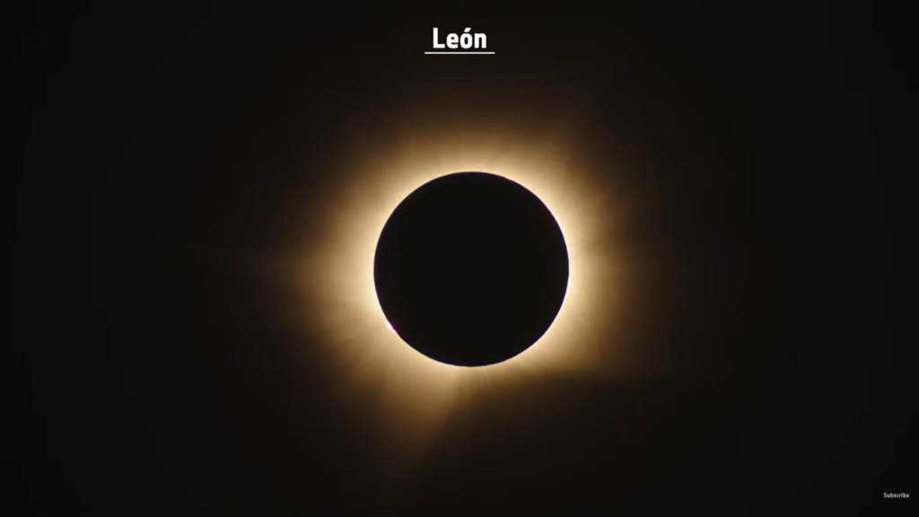 Éclipse du 12 août 2026 vue depuis les Piliers de León